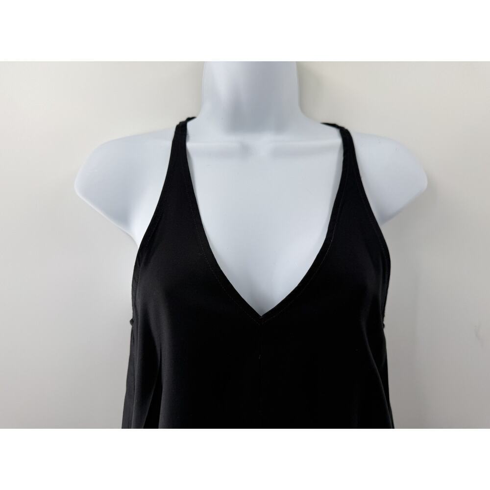 James Perse Los Angeles Women's Black V-Neck Tank Top Size XS - Picture 2 of 8